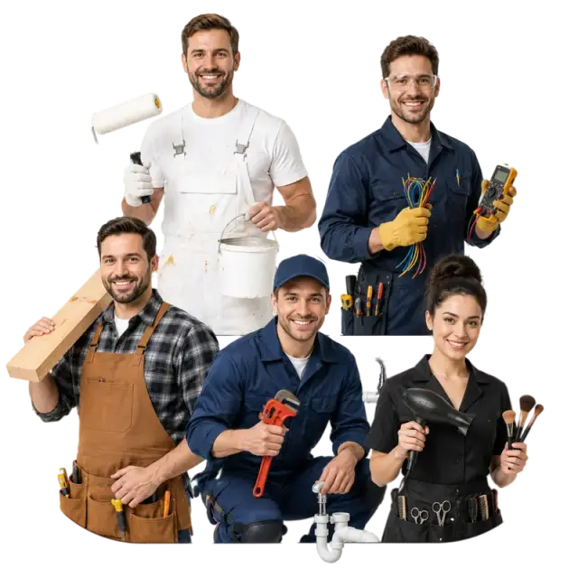 Professional handymen ready to help